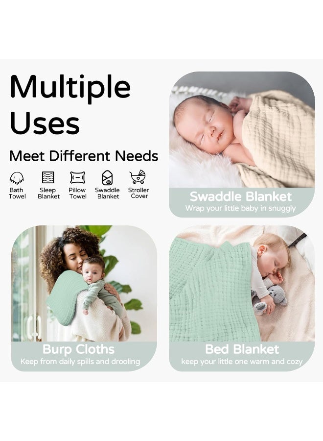 Yoofoss Hooded Baby Towels for Newborn 2 Pack - Image 3