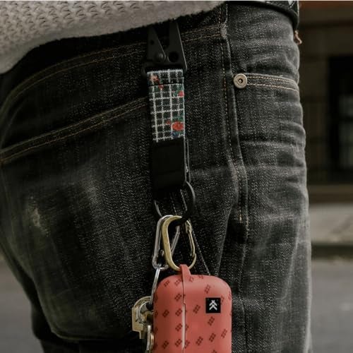 Thread Wallets Keychain Clip & Lanyard Hook: Durable Key Clip for Belt - Stylish & Compact Key Chain Clip for Keys, Keychain Lanyard Clips and Hooks for Easy Organization of Keys & Accessories (Black) - Image 5