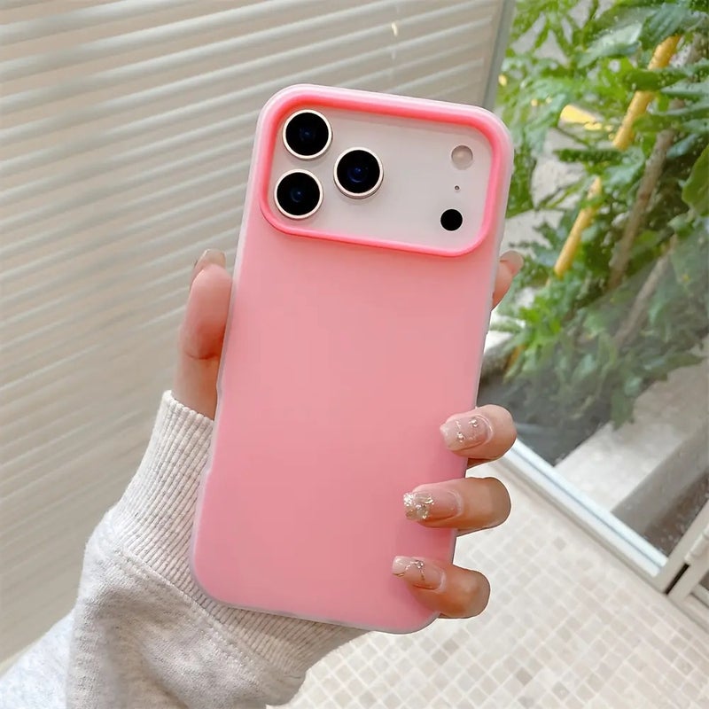 غطاء هاتف جيلي ملون ثنائي الاستخدام لهواتف iPhone 17 Pro Max و Pro و 17 و 17 Air - لمسة نهائية غير لامعة - Image 2