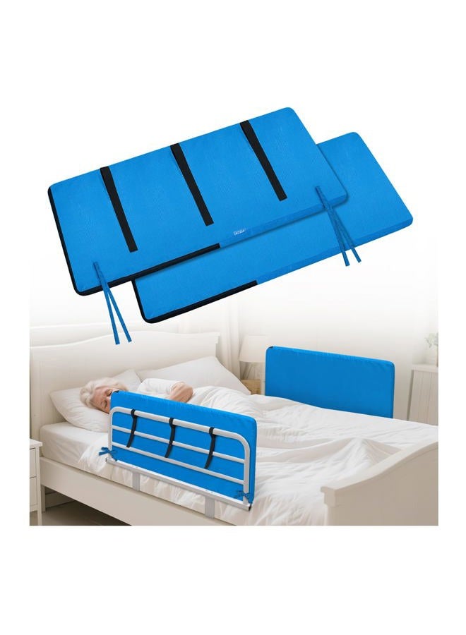 AOSSA Bed Rails Pads for Elderly Adults Bumper Bed Assist Railings for Seniors Guard Bars Safety Medical Side Rail Padding Pads Hospital Adjustable Half Rail Covers Cushion 31.5''x 14.2''x 0.8'' - Image 1