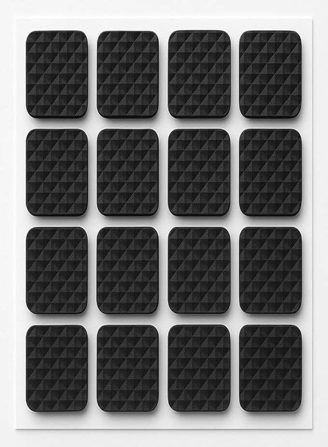 Prostuff.in® 32 Pcs Furniture Pads Kit || Square Rubber Floor Protector Non Slip Furniture Pads Sofa Bed, Dining Table,Dining Chairs Balance Pad Noise Insulation Pad, Black, 2cm - Image 1
