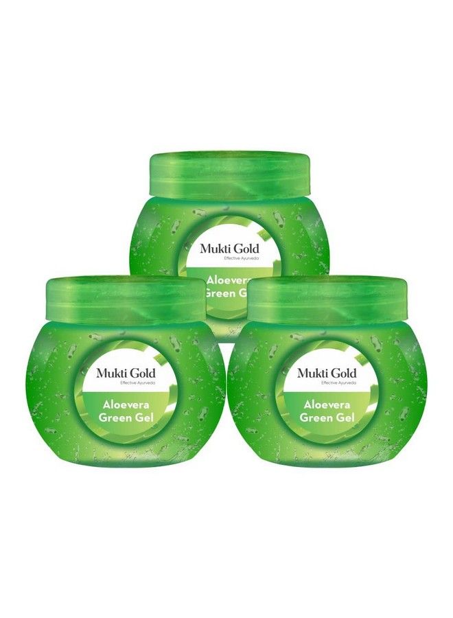 Muktigold Aloevera Green Gel 125 Gm (Pack Of 3) - Image 1