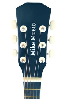 Mike Music 38 Inch Acoustic Guitar for Beginner Adult Teen, Full Size Guitar Acoustic 6-Strings Acoustic Guitar Set With Accessories Gig Bag, Picks, Right Hand, Matte Black  - Image 2