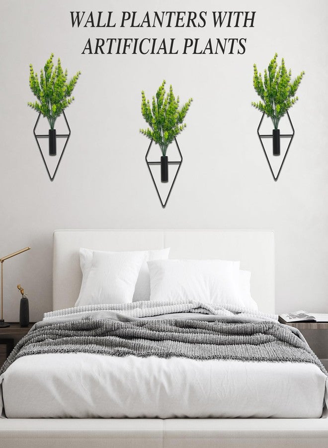 Neiteli 3 Pcs Wall Plants Artificial Decor,Boho Wall Decor,Home Office Living Room Wall Decor(Eucalyptus) - Image 4