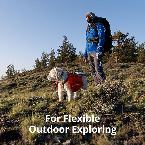Ruffwear Crag Dog Leash 6 ft Reflective Everyday Lead Swiveling Talon Clip Padded Handle HandsFree WaistWorn Option Traffic Handle with Accessory Loop Alpine Dawn - Image 3
