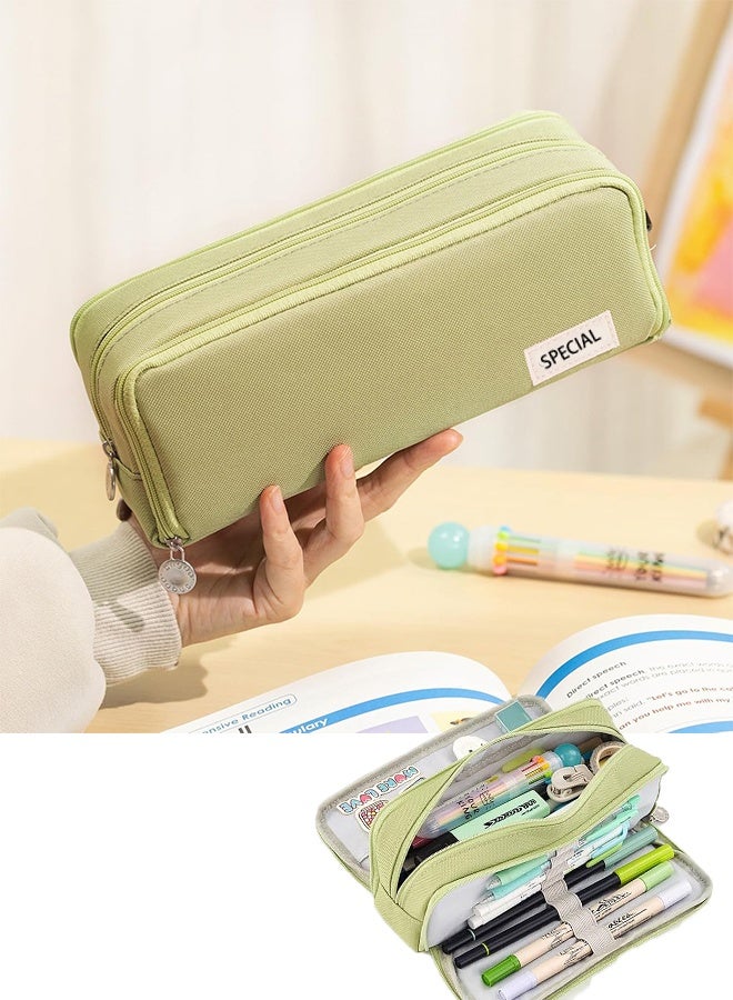 SPECIAL Big Capacity Pencil Case Large Pencil Pouch Stationery Pen Bag for Teen Girls - Image 1