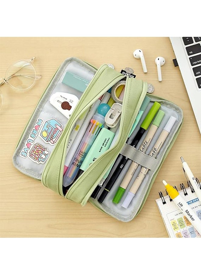 SPECIAL Big Capacity Pencil Case Large Pencil Pouch Stationery Pen Bag for Teen Girls - Image 2