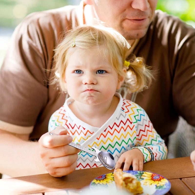 klarako 2PCS Guitar Spoons Coffee Teaspoon, Stainless Steel Colorful Spoon, Cute Guitar Musical Spoons for Coffee, Desserts, Drinks, Mixing or Smoothies (Multicolor) - Image 4