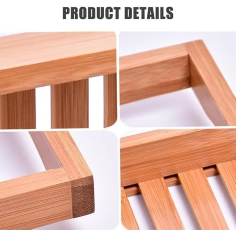 Deep Sleep Bamboo Bathtub Caddy Tray, Over The Tub Organizer, Expandable for Wooden Bathtub Tray, Bathroom Organizer with Wine Glass Holder, iPad Stand - Image 3