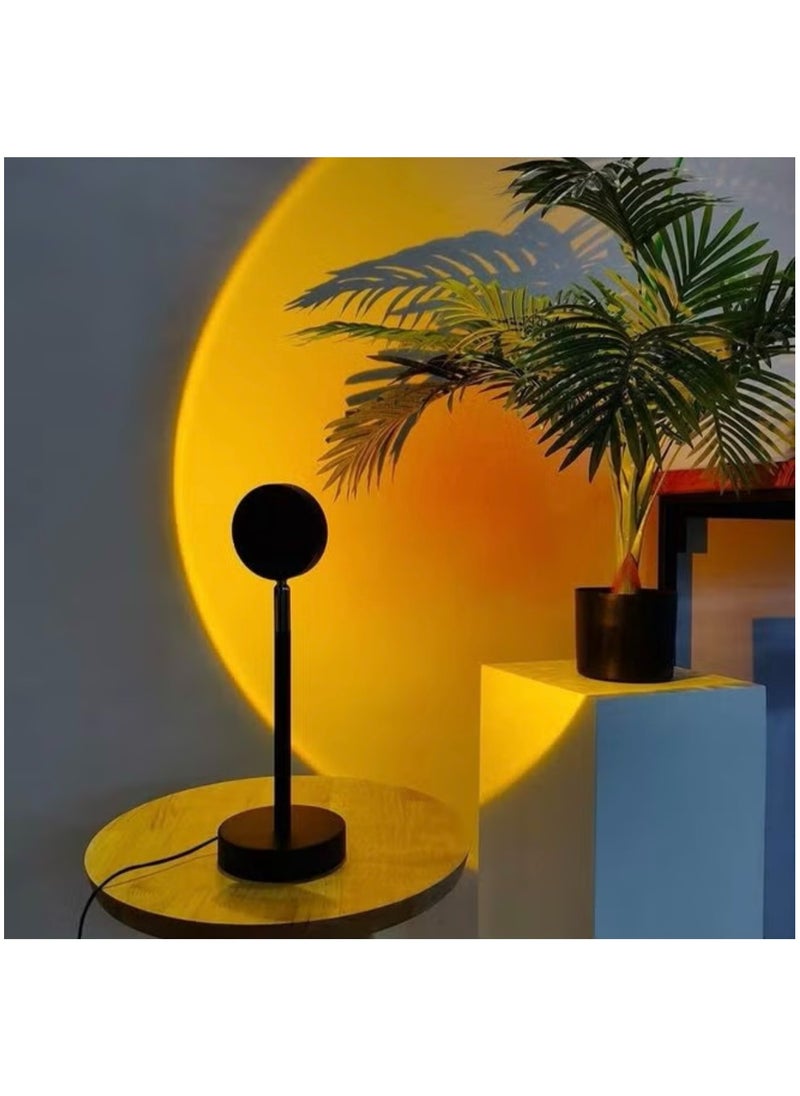 TYZOON Smart Sunset Lamp – 360° Rotating Sunset Projector with APP & Remote Control, Multicolor LED Sunset Lights, Upgraded Sunlight Lamp  - Image 4