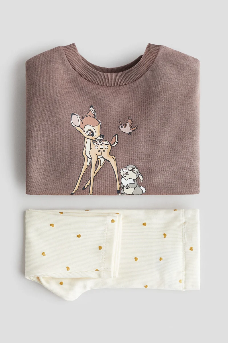 H&M 2-piece printed set