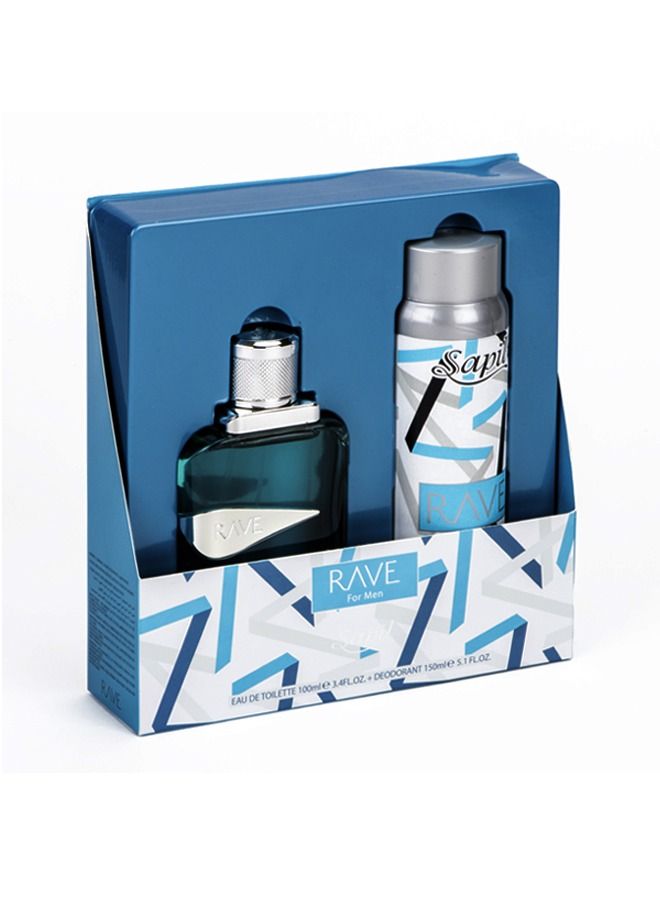 سابل رايف للرجال 100مل- عطر بخاخ/ 150مل- مزيل عرق/ مجموعة هدايا - Image 1