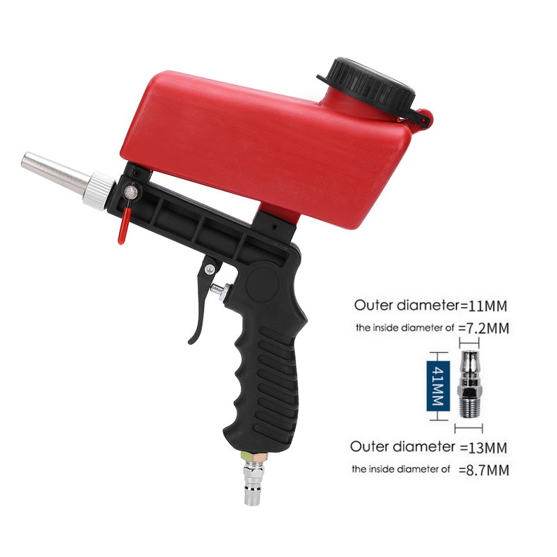 Pneumatic Sandblasting Machine Industrial Adjustable Portable Hand Held Sand Blaster - Image 2