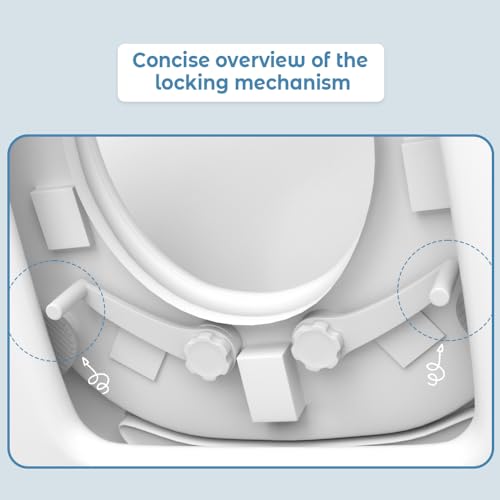 StarAndDaisy Potty Training Seat – Child Safety Buckle Fixation Technology/Potty Seat for Kids 1-5 Years/Baby Potty Seat with Comfortable Soft Cushion, Splash Proof Design, Anti Skid Legs - Image 3