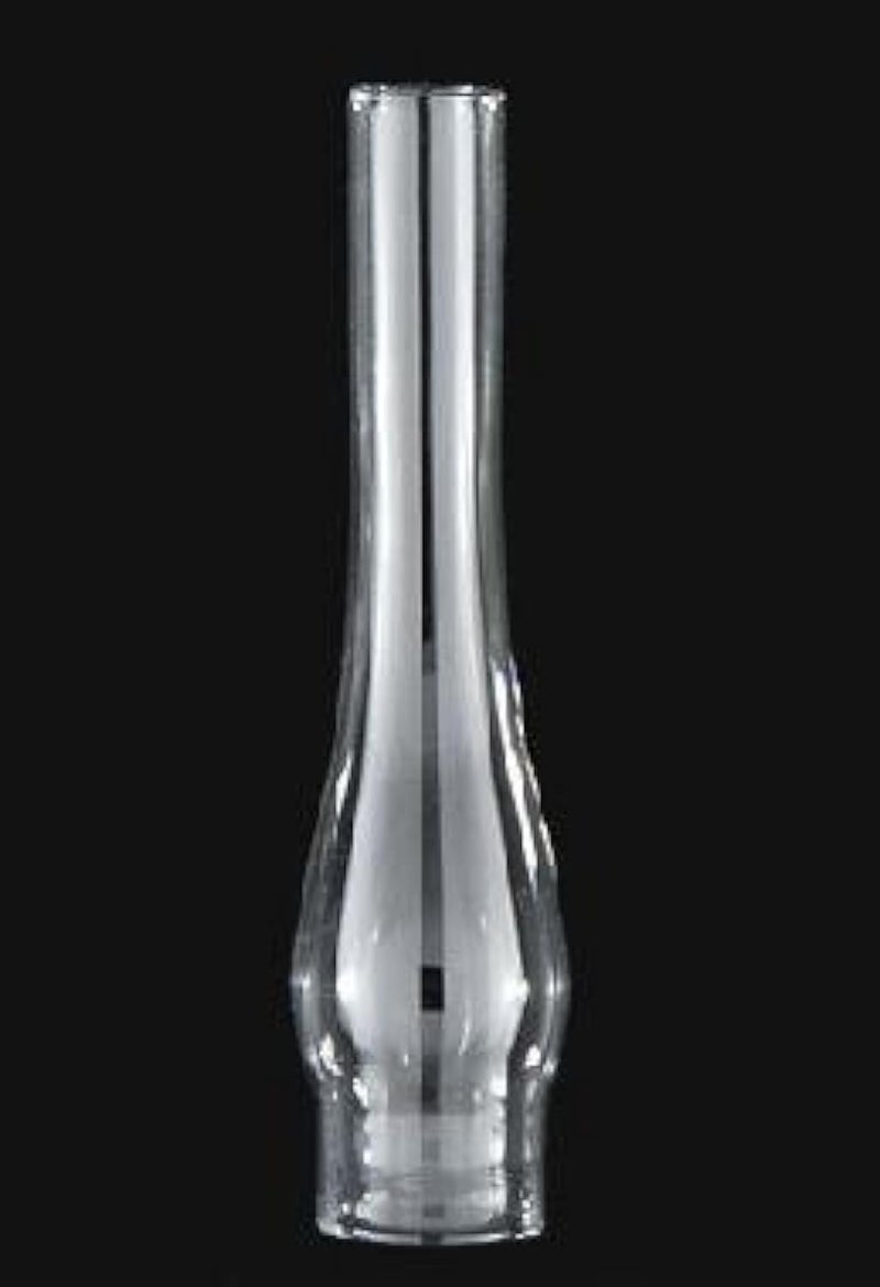 B&P Lamp BP Lamp Small Clear Glass Lamp Chimney 1 18 Inch by 5 12 Inch Height for Vintage and Antique Style Lighting 