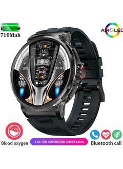 AROAQ HD Smart Watch for Men with Bluetooth Call Feature 1.85 Inch Screen and 710mAh Big Battery Compatible with Huawei and Xiaomi  - Image 1