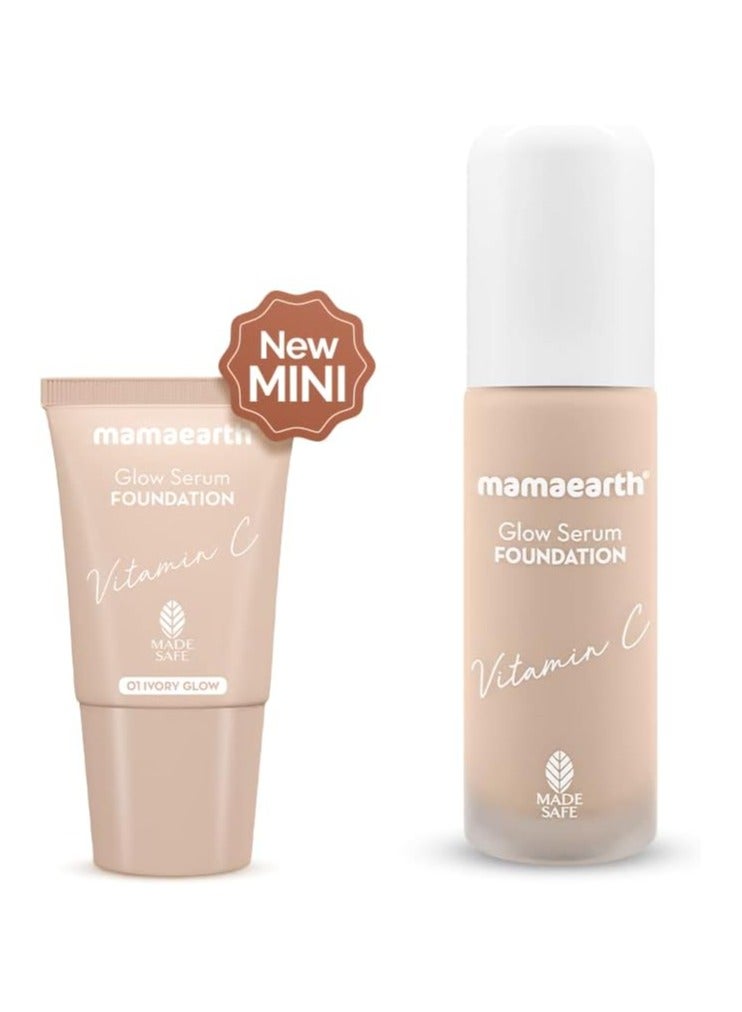 ماما إيرث كريم أساس سيروم جلو-01 عاجي متوهج 18 مل - Image 5