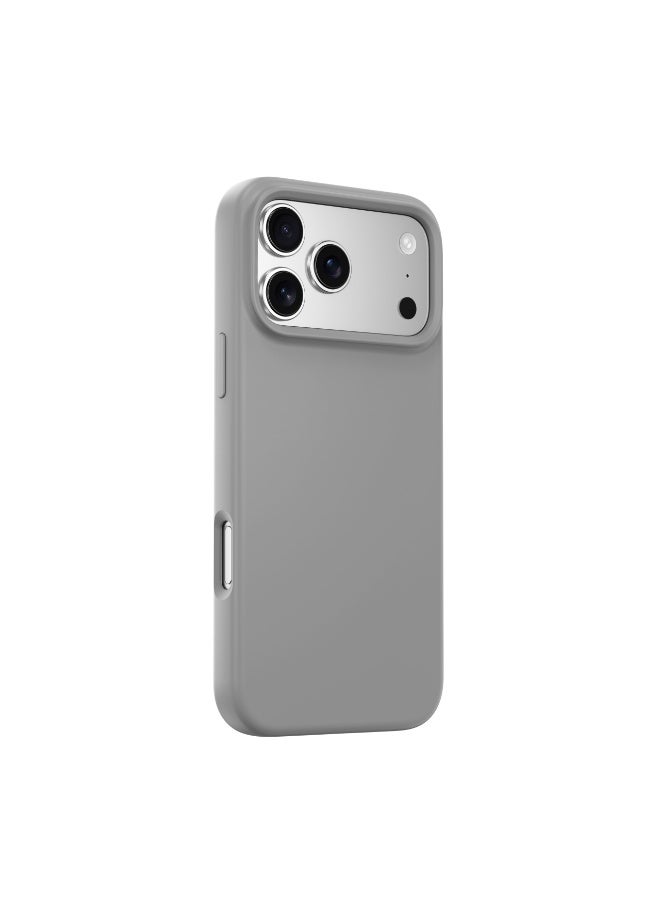 حافظة سلسلة Comfort من TGVIS لهاتف iPhone 17 Pro – رمادي /