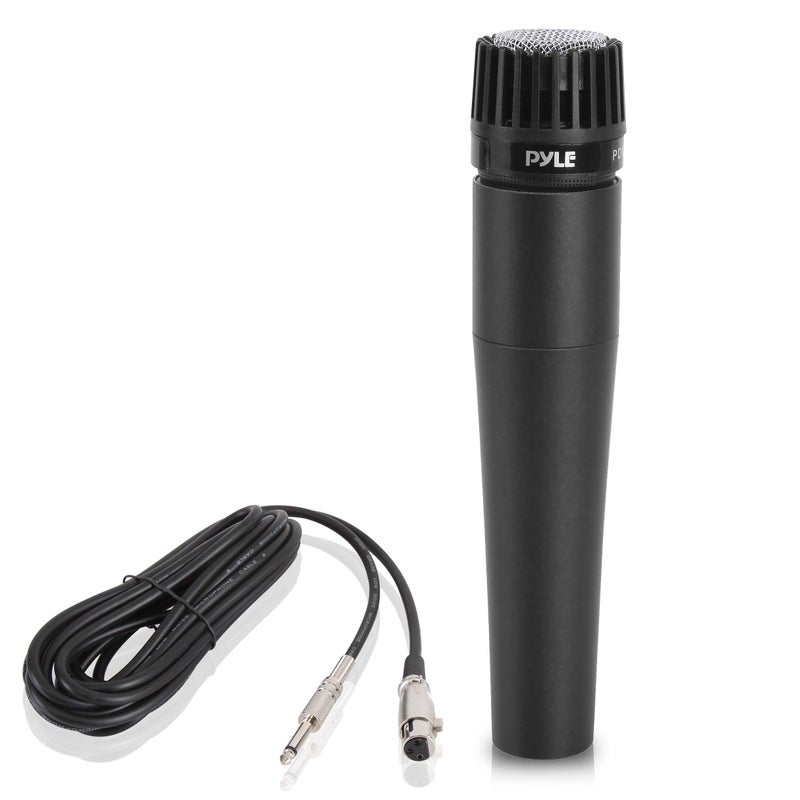 PylePro Dynamic Handheld Microphone, Professional Moving Coil Mic with Built-in Pop Filter, Wide Frequency Response, High Signal Output, Rugged Design, Low Noise Circuitry, 15' ft. XLR Cable Included - Image 4