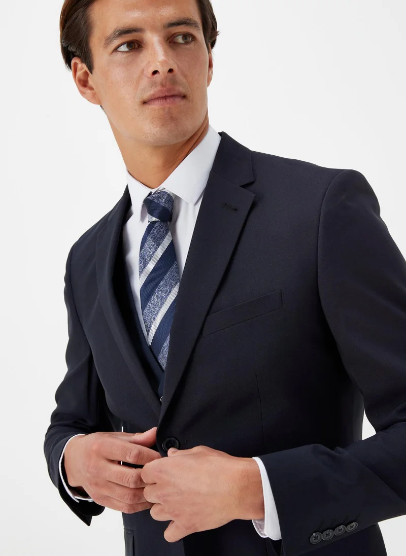 Matalan Taylor & Wright Panama Navy Slim Fit Suit Jacket