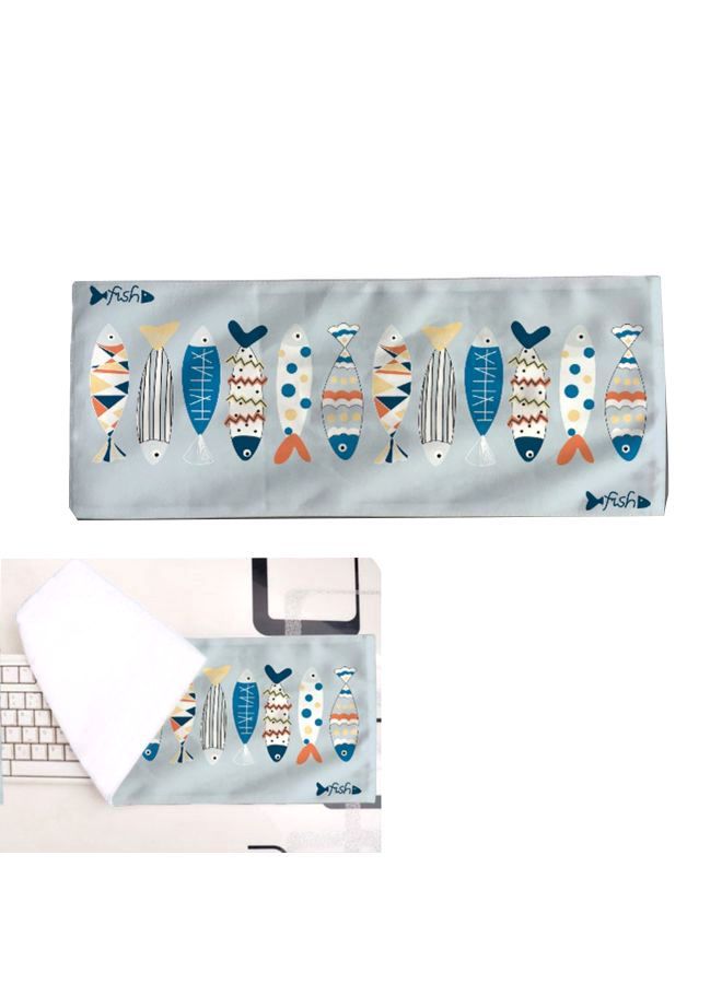 NIBEMINENT White Fish Color Computer Three-piece Dust Jacket Combination Case Multicolour - Image 1