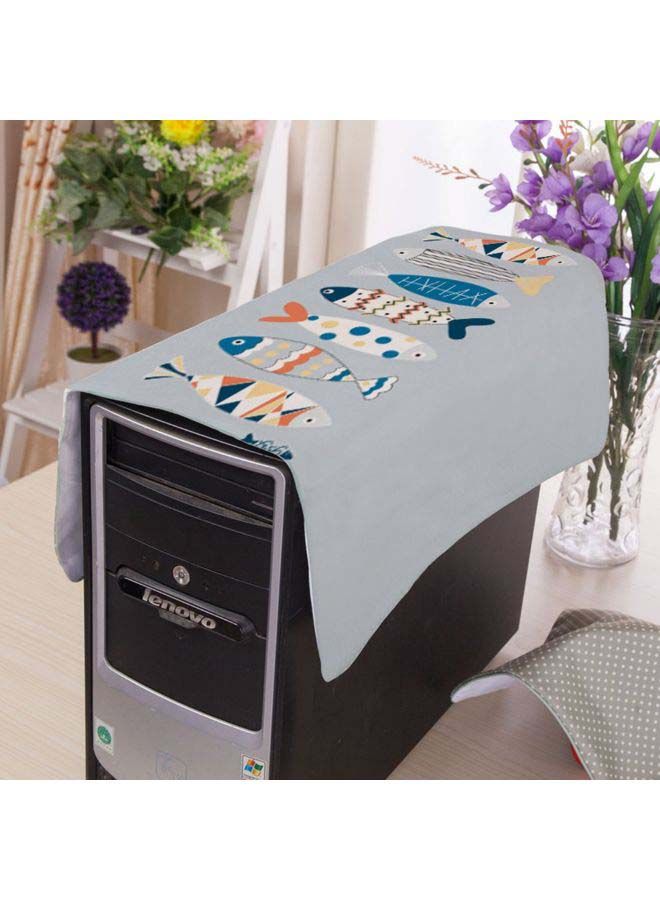 NIBEMINENT White Fish Color Computer Three-piece Dust Jacket Combination Case Multicolour - Image 2