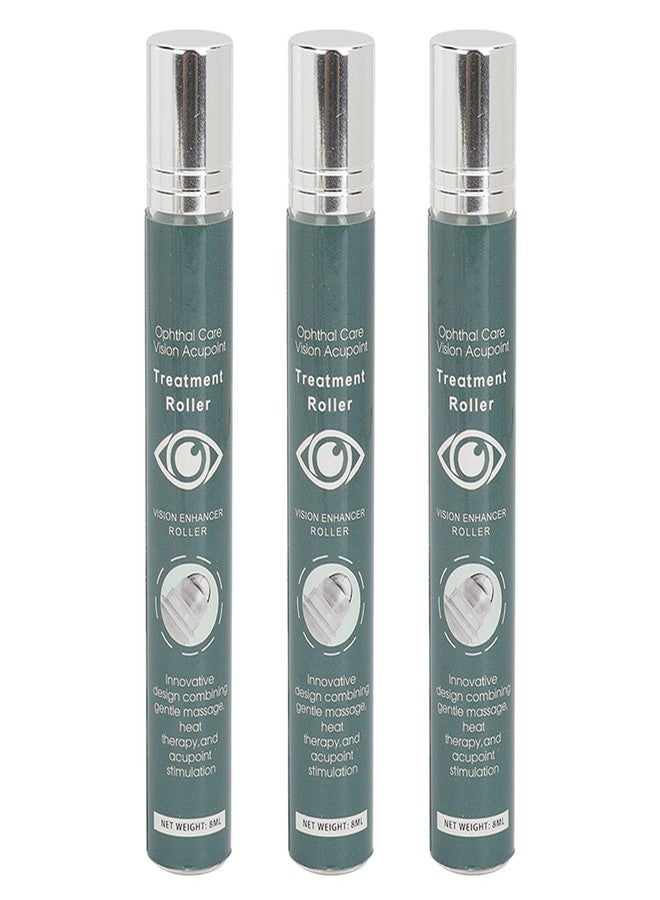 Filfeel Vision Enhance Massage Roller 8ml - Reduce Dryness & Fatigue, Improve Eye Clarity & Health, 3pcs Pack for Effective Eye Care & Nearsightedness Prevention - Image 1