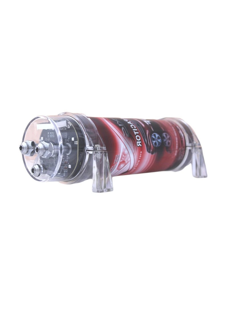 WINCA Car Audio Capacitor Fit for Systems Up to 2000W, 2 Farad Aluminum Alloy + ABS Car Audio Electric Power Capacitor 10‑16V DC - Image 1