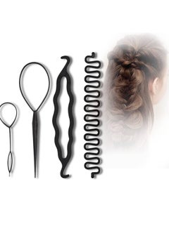 ZJchao Hair Bun Maker Braiding Styling Disk Tools DIY Accessories 3Types Hair Maker Accessories Hair Styling Accessories Hair Styling Tools Hair Maker Kit Hair Braid ToolsNo 1 4PCS 