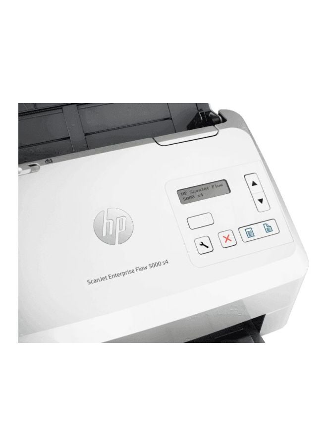HP ماسح ضوئي سكان جيت إنتربرايز فلو طراز 5000‎ s4 مزود بدرج التغذية بالورق أبيض/أسود - Image 4