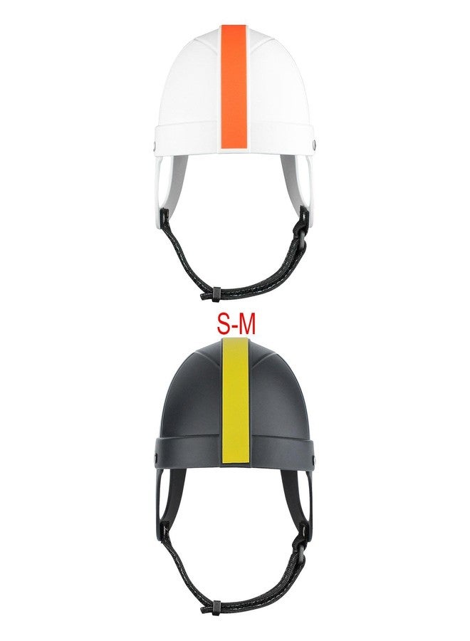 ATORSE خوذة أمان صلبة ومريحة للحيوانات الأليفة من ATORSE، مناسبة لكلاب كورجي ويوركشاير تيرير وشيواوا، لون أبيض، مقاس صغير. - Image 4