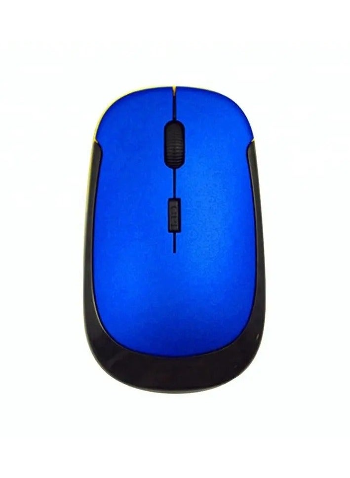 John King G3500 USB Wireless Mouse, elegant and slim design, ergonomically designed for the hand, 4D, 1000 DPI, working distance of 8-10 meters, blue - Image 1