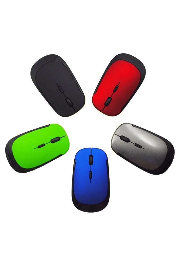 John King G3500 USB Wireless Mouse, elegant and slim design, ergonomically designed for the hand, 4D, 1000 DPI, working distance of 8-10 meters, blue - Image 4