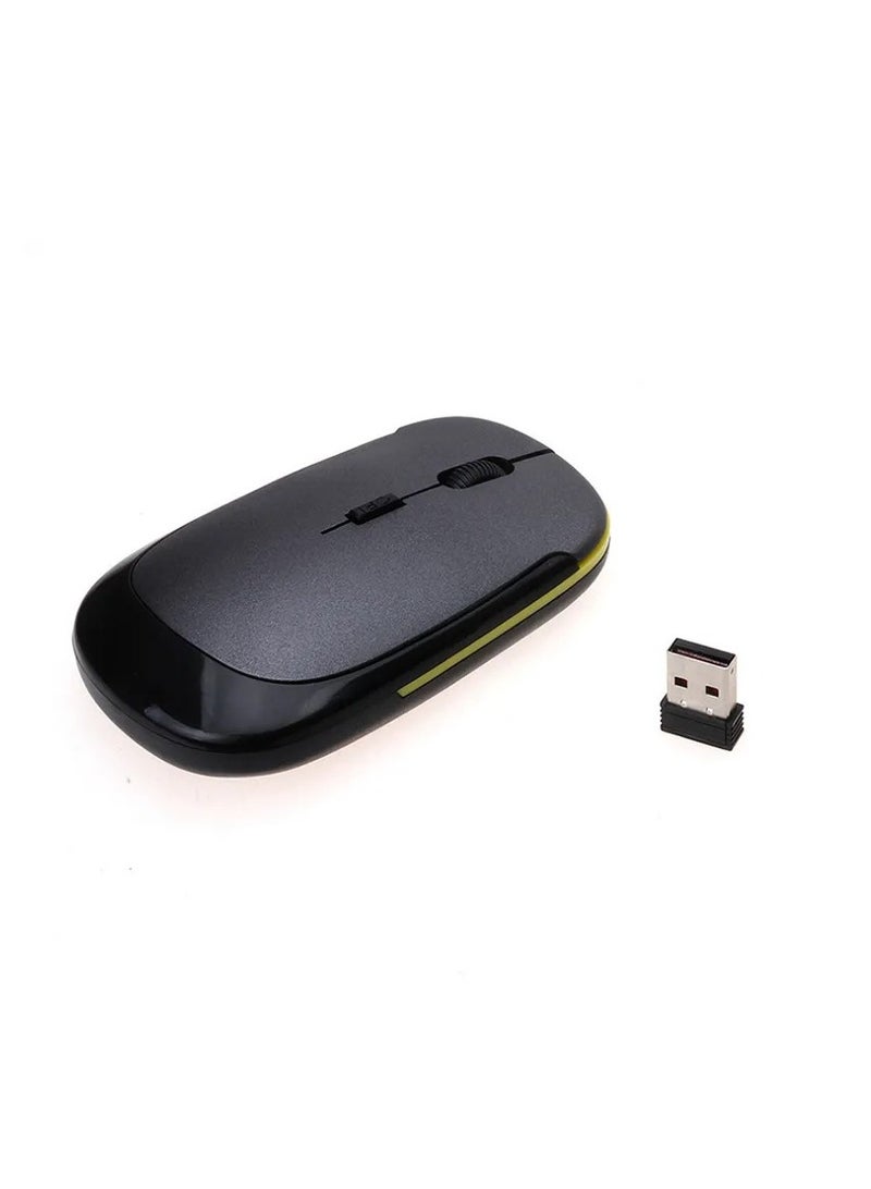 John King G3500 USB Wireless Mouse, elegant and slim design, ergonomically designed for the hand, 4D, 1000 DPI, working distance of 8-10 meters, blue - Image 3