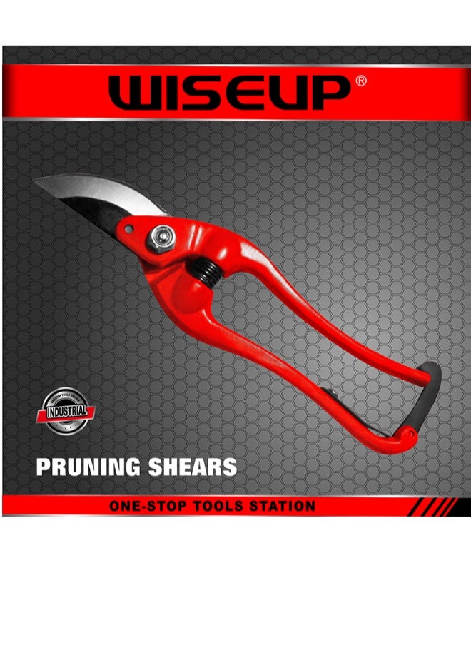 WISEUP - Pruning Shears 9" Manganese With Comfortable  Handle - Image 1