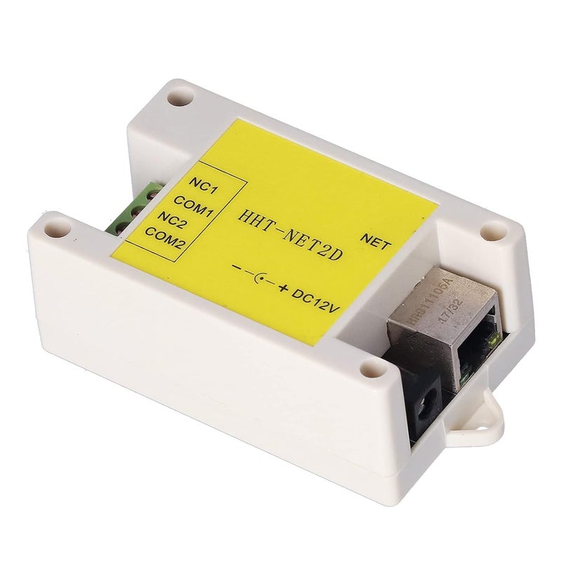 2 Channel AC 10A DC12V IP Network Relay Module for Router Monitor Power Control - Image 3