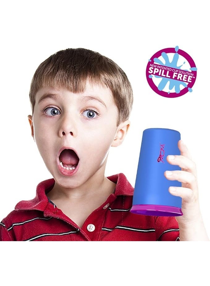 واو كاب كوب واو للأطفال مع غطاء للحفاظ على النضارة، صمام أزرق - Image 3