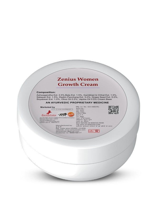 Zenius Massage Cream For Women 50gm | Best Moituriser For Women | Paraben & Cruelty Free | Goodness of Natural Herbal - Image 2
