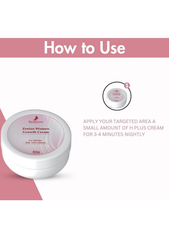 Zenius Massage Cream For Women 50gm | Best Moituriser For Women | Paraben & Cruelty Free | Goodness of Natural Herbal - Image 4
