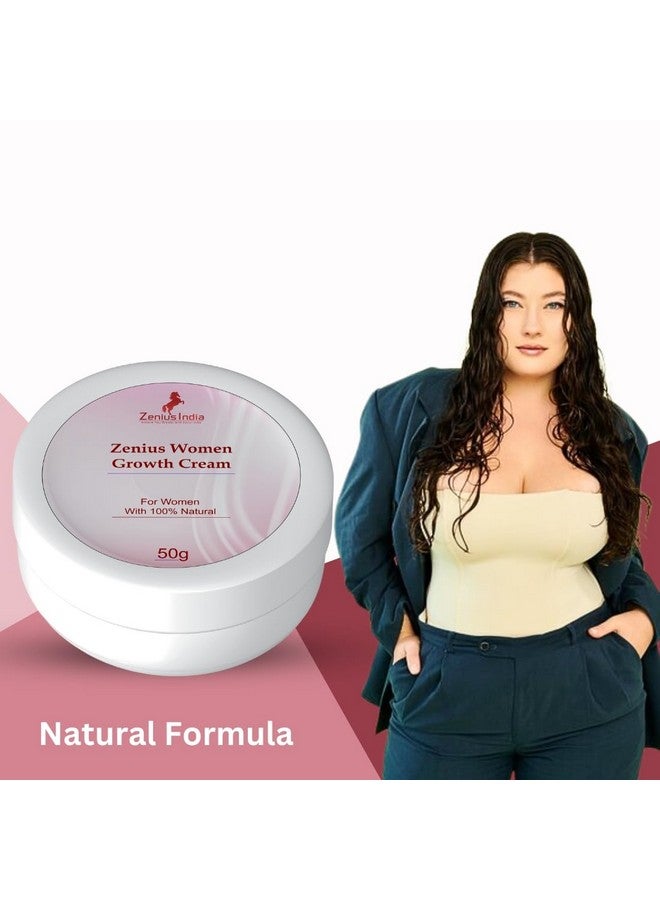 Zenius Massage Cream For Women 50gm | Best Moituriser For Women | Paraben & Cruelty Free | Goodness of Natural Herbal - Image 3