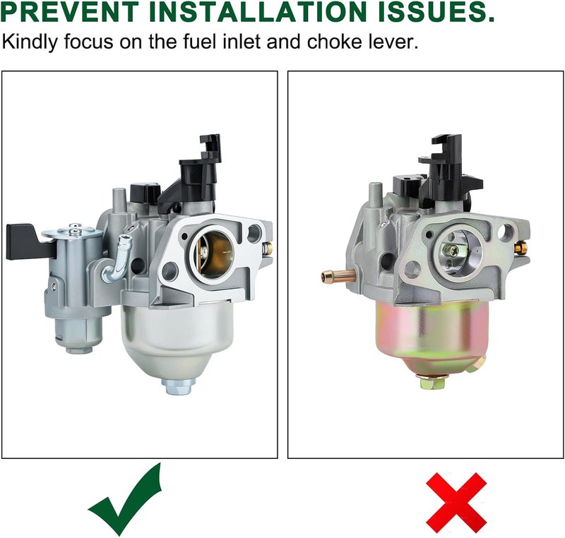 Venseri GX200 GX160 Carburetor for Honda GX 160 GX 200 5.5HP 6.5 HP Engine Replaces 16100-ZH8-W61 16100-ZE1-814 16100-ZE1-825 Honda GX 200 Carburetor - Image 5