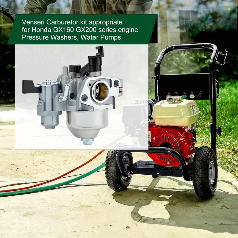 Venseri GX200 GX160 Carburetor for Honda GX 160 GX 200 5.5HP 6.5 HP Engine Replaces 16100-ZH8-W61 16100-ZE1-814 16100-ZE1-825 Honda GX 200 Carburetor - Image 3