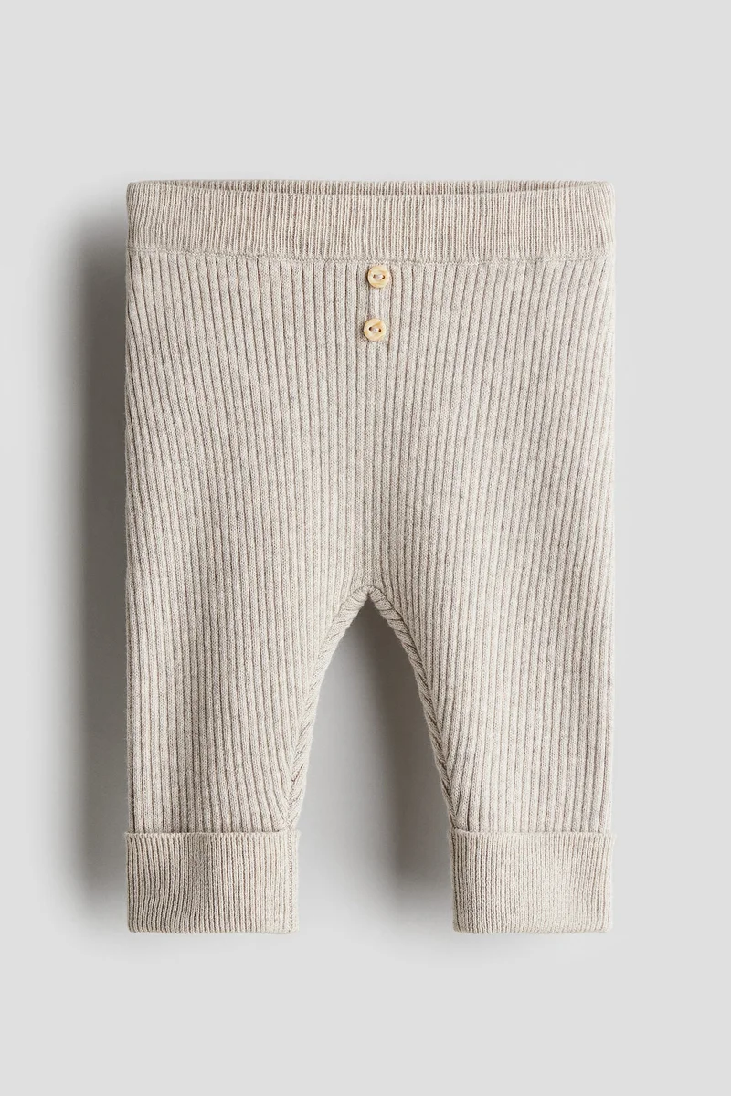 H&M Rib-Knit Trousers