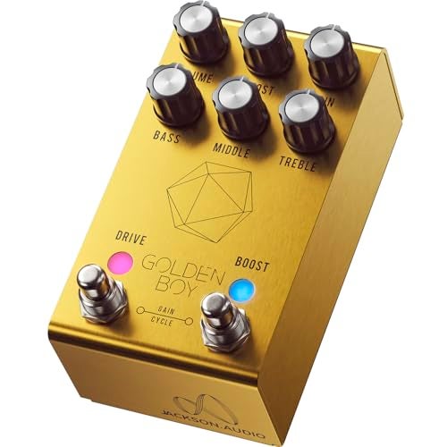 Jackson Audio Golden Boy Transparent Overdrive Guitar Effects Pedal (GOLDENBOY) - Image 2