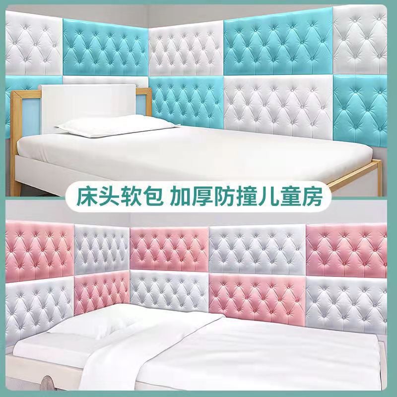 Anti-Collision Foam Wallpaper Bedside Sticker Self-Adhesive Soft Bag Children'S Room 3D Wall Sticker Wall Wall Wall Wall Padded Mat - Image 5