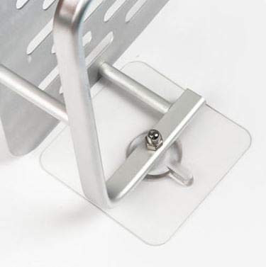 MWSLY Metal, Polyvinyl Chloride Detachable Self Adhesive Wall Screw Hooks (Transparent, 12) - Image 3