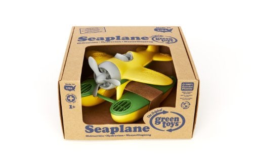 Green Toys طائرة مائية خضراء، صفراء - Image 3