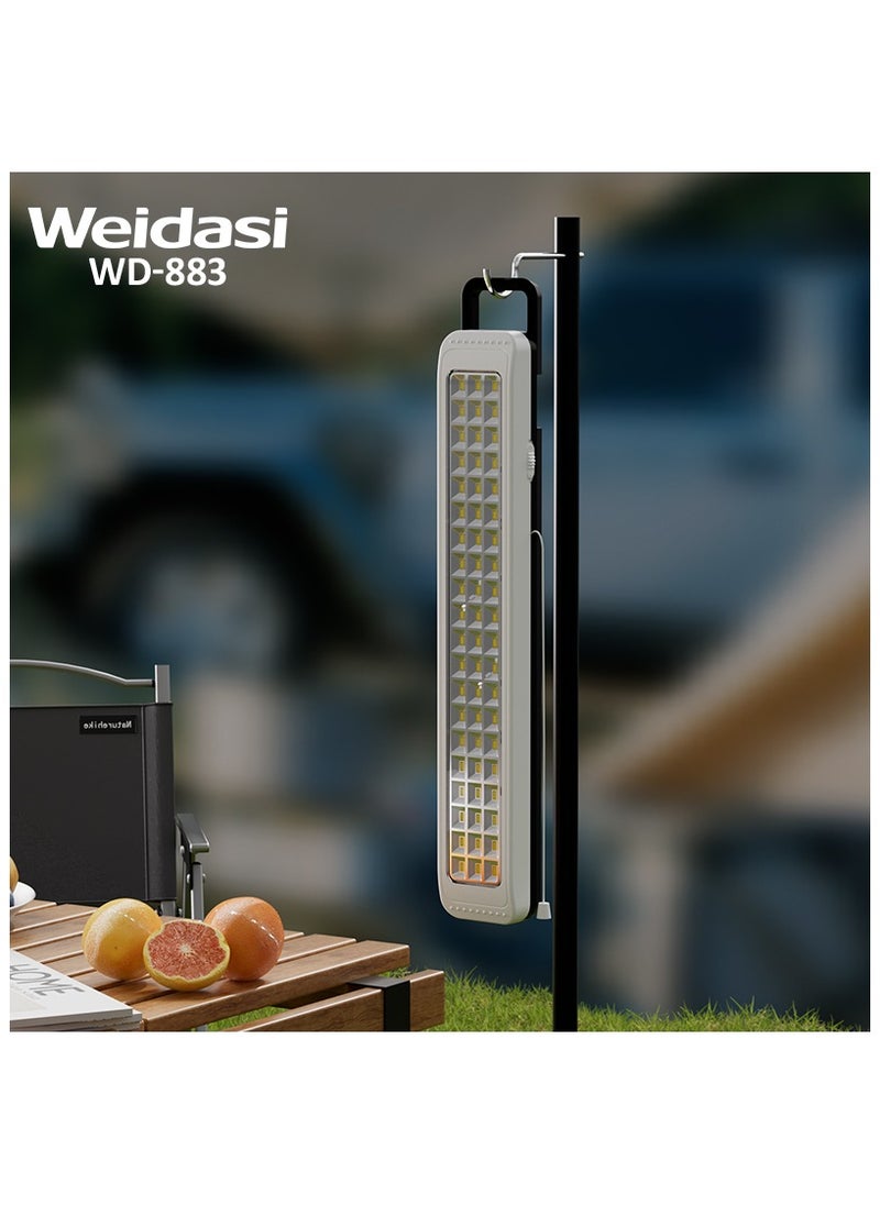 WEIDASI - LED Portable Outdoor And Indoor Energy Saving Rechargeable 3200mAh Emergency Light - Image 1