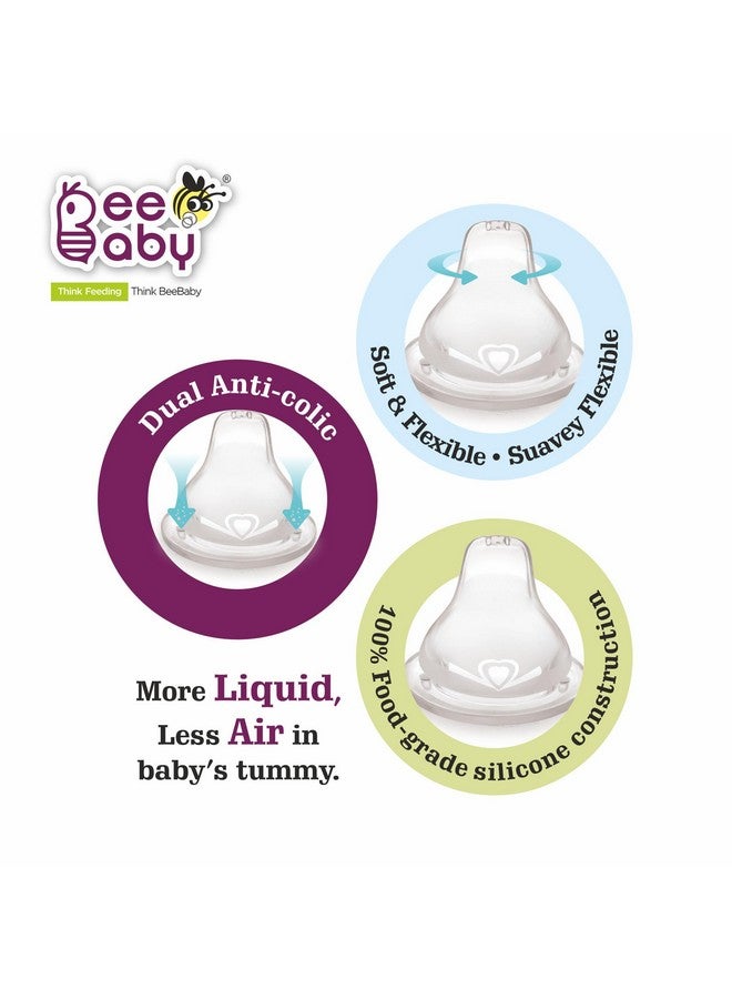 Beebaby Grippee Soft Silicone Spout Sippy Cup With Handle For Babies, Leak Proof, Anti Spill Sipper For Baby 6 Months+, 100% Bpa Free (Grippee - Pink, 300 Ml) - Image 2