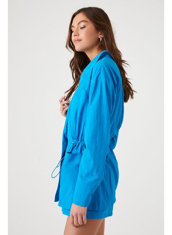 FOREVER 21 Drawstring Utility Jacket - Image 1